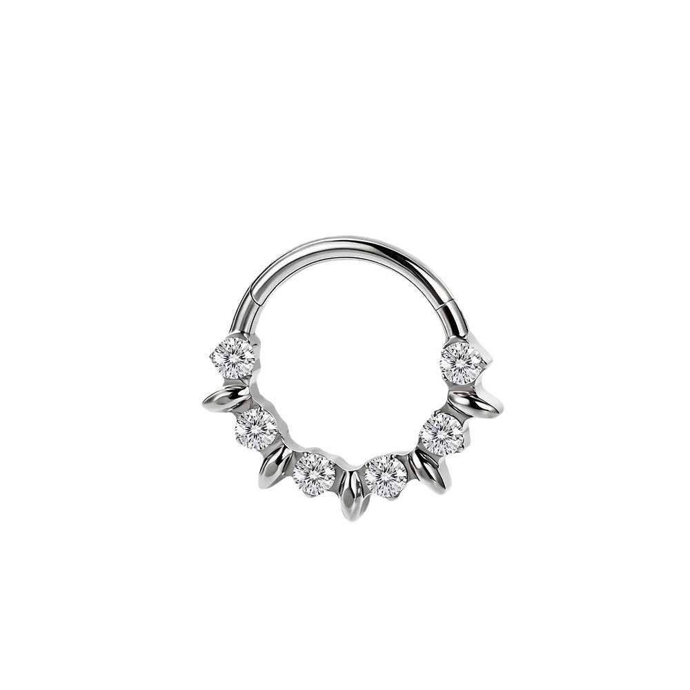 Hinged Clicker Titanium 16 Gauge 8/10mm – F136TEP031